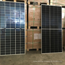 All white panel 375W/ Trina Class B 9BB/monocrystalline half cell /1 pallet 10 panels/ solar renew panel energy cell